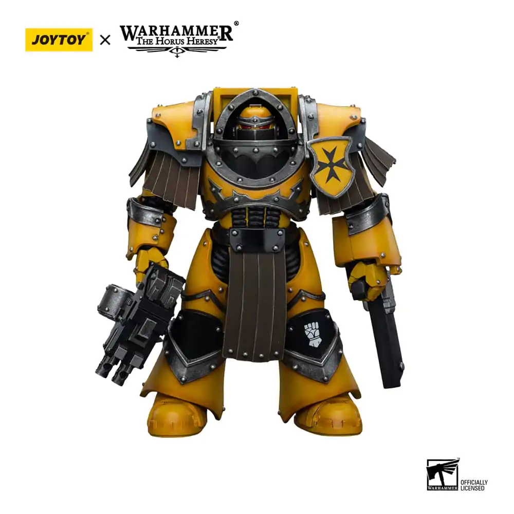 Warhammer The Horus Heresy Akcijska Figura 1/18 Imperial Fists Legion Cataphractii Terminator Squad Legion Cataphractii s verižno pestjo 12 cm fotografija izdelka