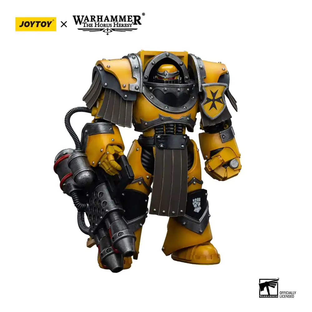 Warhammer The Horus Heresy akcijska figura 1/18 Imperial Fists Legion Cataphractii Terminator Squad Legion Cataphractii z Heavy Flamer 12 cm fotografija izdelka