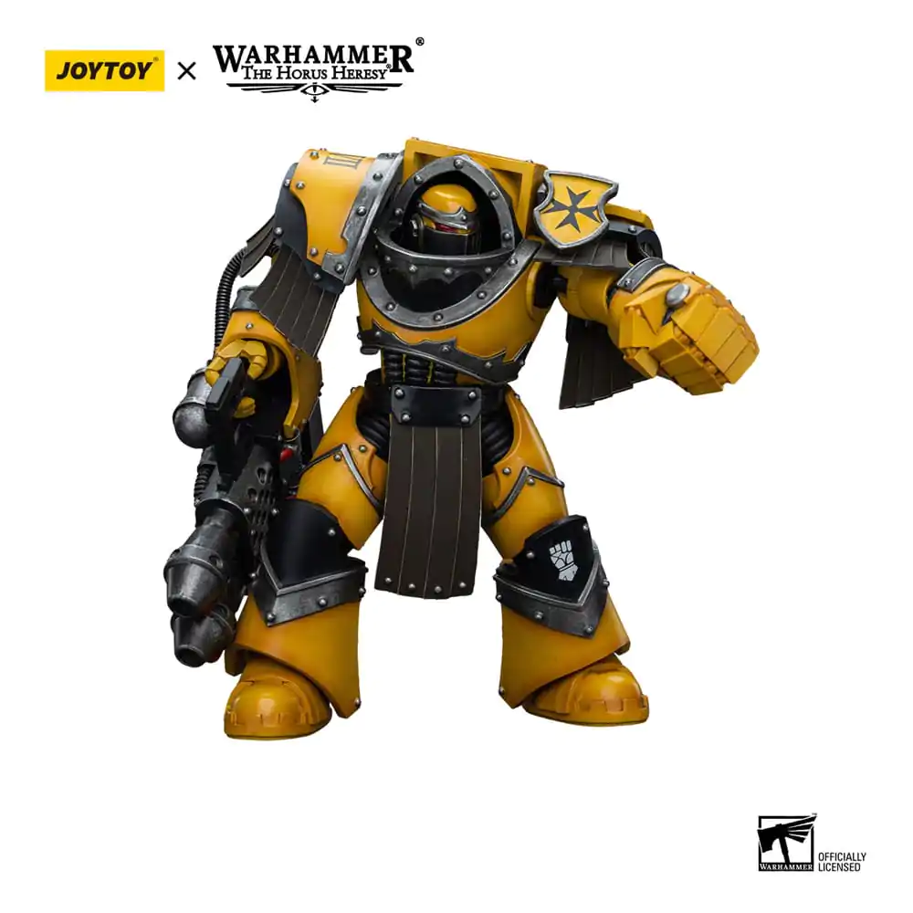 Warhammer The Horus Heresy akcijska figura 1/18 Imperial Fists Legion Cataphractii Terminator Squad Legion Cataphractii z Heavy Flamer 12 cm fotografija izdelka