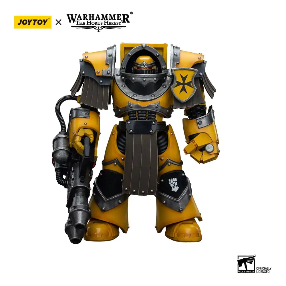 Warhammer The Horus Heresy akcijska figura 1/18 Imperial Fists Legion Cataphractii Terminator Squad Legion Cataphractii z Heavy Flamer 12 cm fotografija izdelka