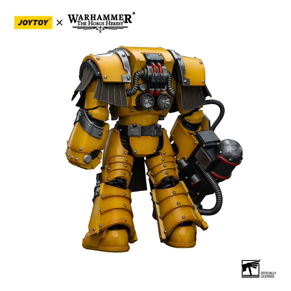 Warhammer The Horus Heresy akcijska figura 1/18 Imperial Fists Legion Cataphractii Terminator Squad Legion Cataphractii z Heavy Flamer 12 cm fotografija izdelka