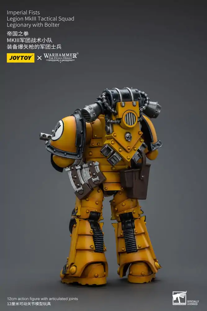 Warhammer The Horus Heresy Akcijska figura 1/18 Imperial Fists Legion MkIII Tactical Squad Legionar z Bolterjem 12 cm fotografija izdelka