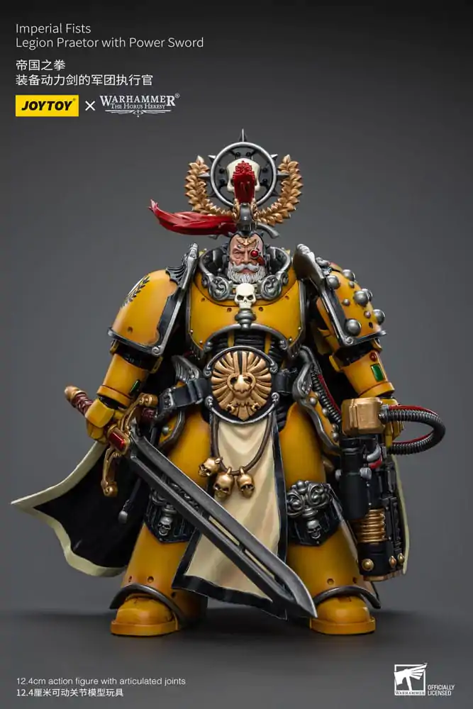 Warhammer The Horus Heresy Akcijska figura 1/18 Imperial Fists Legion Praetor z mečem moči 12 cm fotografija izdelka