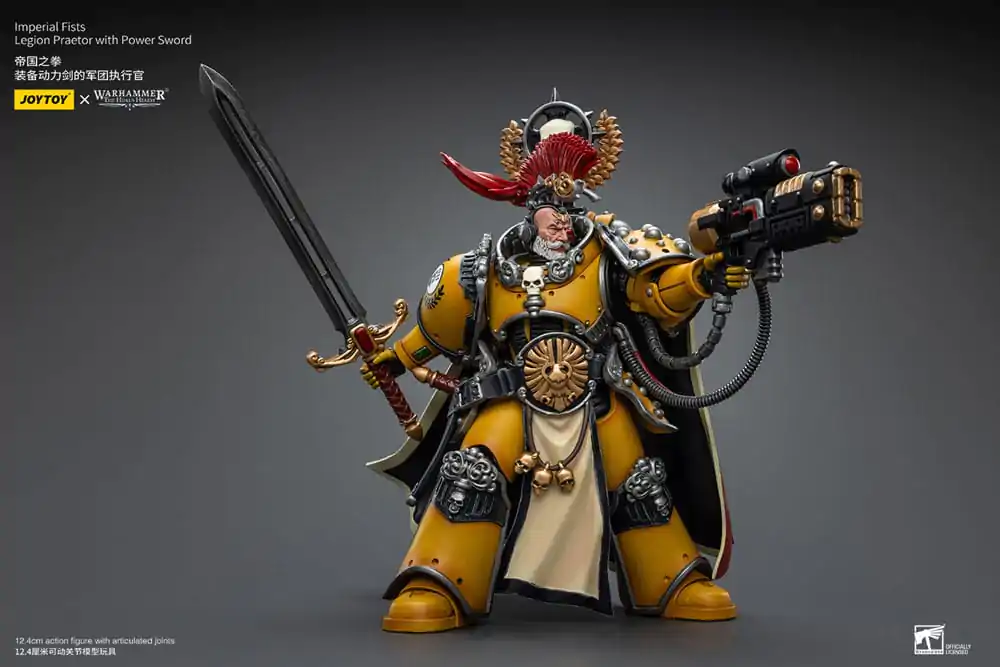 Warhammer The Horus Heresy Akcijska figura 1/18 Imperial Fists Legion Praetor z mečem moči 12 cm fotografija izdelka