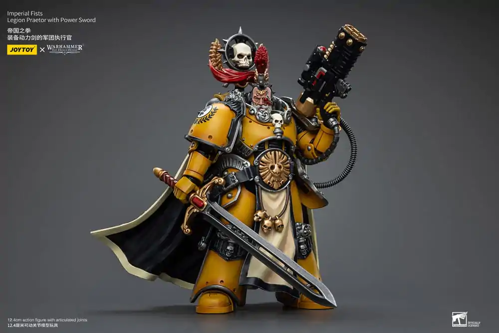 Warhammer The Horus Heresy Akcijska figura 1/18 Imperial Fists Legion Praetor z mečem moči 12 cm fotografija izdelka