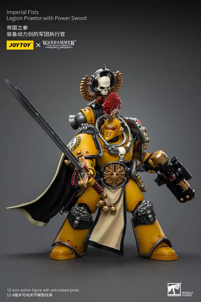 Warhammer The Horus Heresy Akcijska figura 1/18 Imperial Fists Legion Praetor z mečem moči 12 cm fotografija izdelka