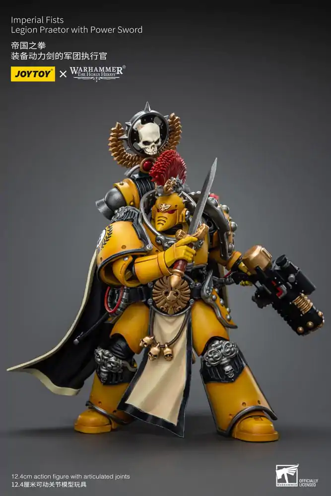 Warhammer The Horus Heresy Akcijska figura 1/18 Imperial Fists Legion Praetor z mečem moči 12 cm fotografija izdelka