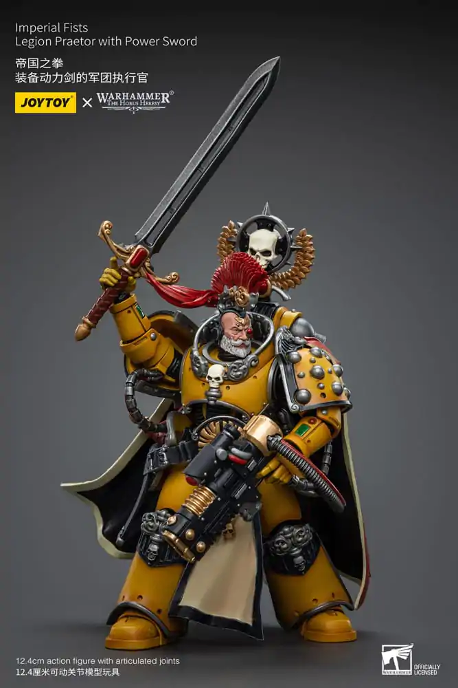 Warhammer The Horus Heresy Akcijska figura 1/18 Imperial Fists Legion Praetor z mečem moči 12 cm fotografija izdelka