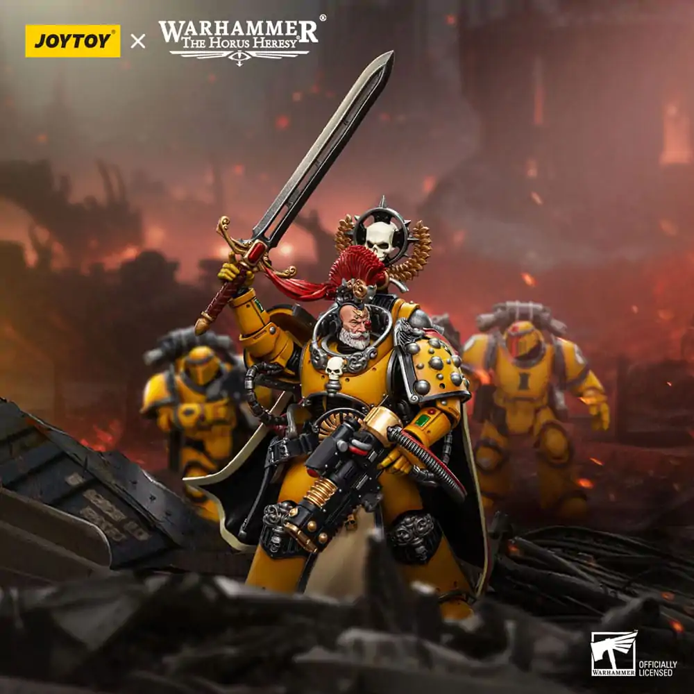 Warhammer The Horus Heresy Akcijska figura 1/18 Imperial Fists Legion Praetor z mečem moči 12 cm fotografija izdelka