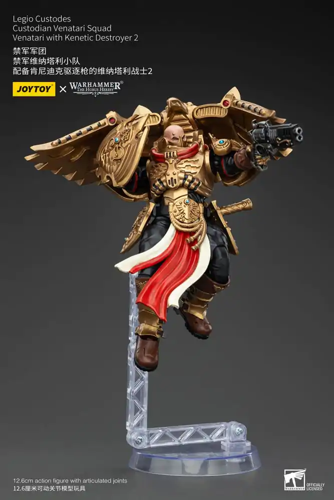 Warhammer The Horus Heresy Akcijska figura 1/18 Legio Custodes Custodian Venatari Squad Venatari with Kenetic Destroyer 2 13 cm fotografija izdelka