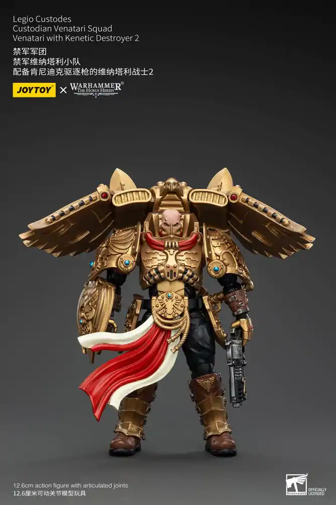 Warhammer The Horus Heresy Akcijska figura 1/18 Legio Custodes Custodian Venatari Squad Venatari with Kenetic Destroyer 2 13 cm fotografija izdelka