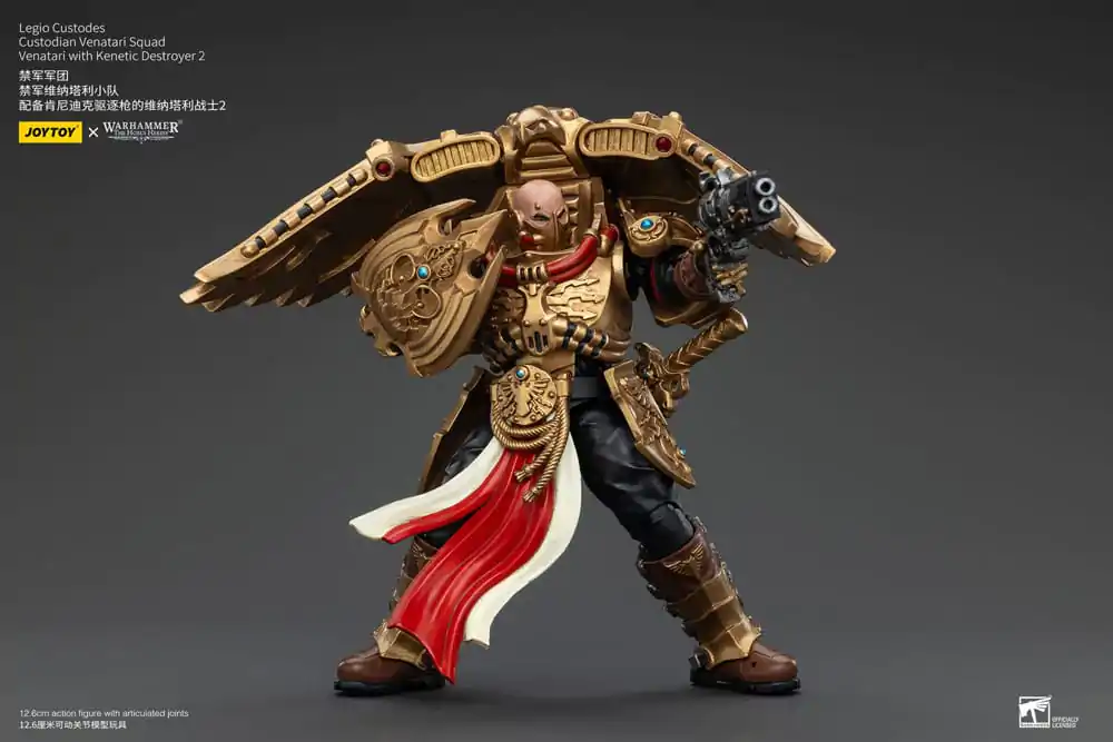 Warhammer The Horus Heresy Akcijska figura 1/18 Legio Custodes Custodian Venatari Squad Venatari with Kenetic Destroyer 2 13 cm fotografija izdelka