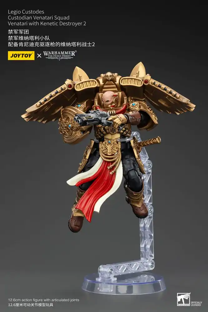 Warhammer The Horus Heresy Akcijska figura 1/18 Legio Custodes Custodian Venatari Squad Venatari with Kenetic Destroyer 2 13 cm fotografija izdelka