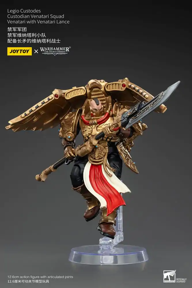 Warhammer The Horus Heresy Akcijska figura 1/18 Legio Custodes Custodian Venatari Squad Venatari z Venatari Lance 13 cm fotografija izdelka