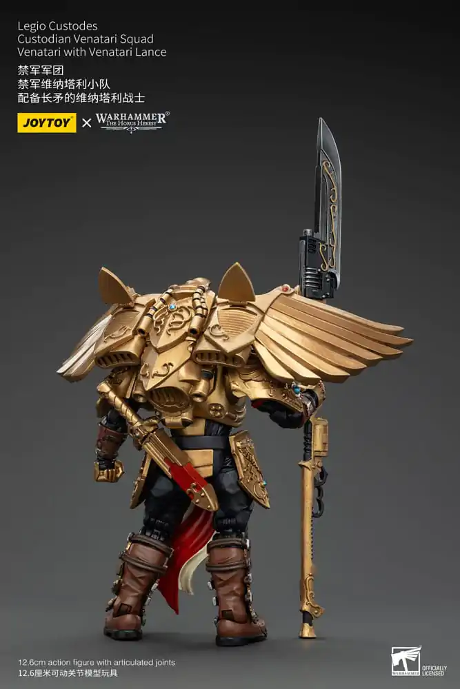 Warhammer The Horus Heresy Akcijska figura 1/18 Legio Custodes Custodian Venatari Squad Venatari z Venatari Lance 13 cm fotografija izdelka