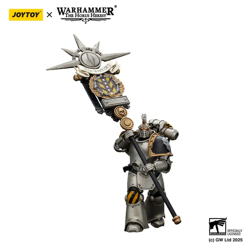 Warhammer The Horus Heresy akcijska figura 1/18 Iron Warriors Command Squad Chosen z Legion Standard 12 cm fotografija izdelka