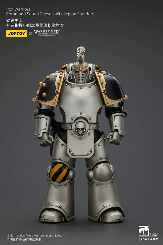 Warhammer The Horus Heresy akcijska figura 1/18 Iron Warriors Command Squad Chosen z Legion Standard 12 cm fotografija izdelka