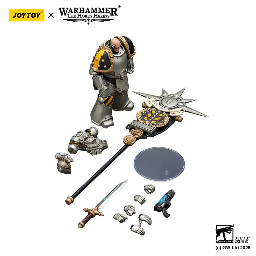 Warhammer The Horus Heresy akcijska figura 1/18 Iron Warriors Command Squad Chosen z Legion Standard 12 cm fotografija izdelka