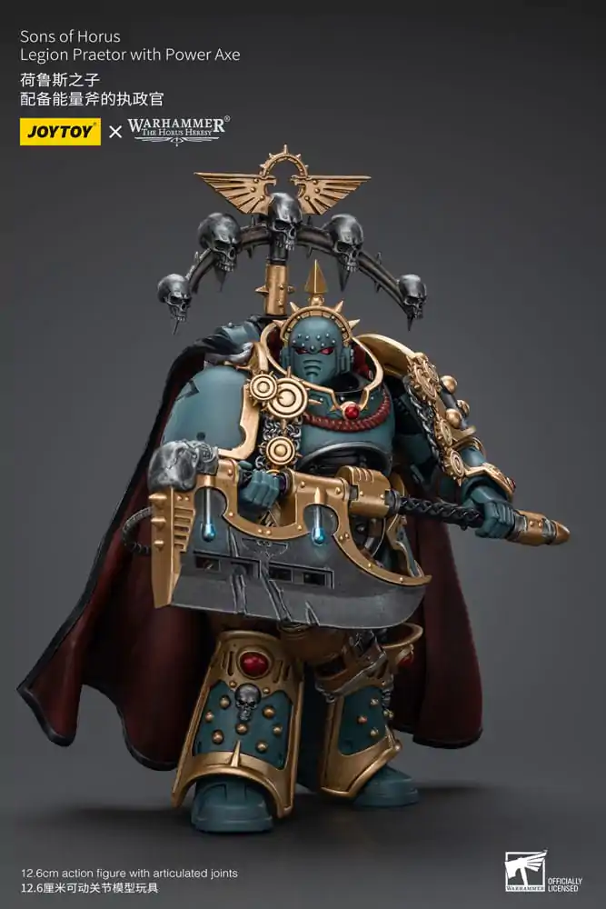 Warhammer The Horus Heresy akcijska figura 1/18 Sons of Horus Legion Praetor with Power Axe 12 cm fotografija izdelka