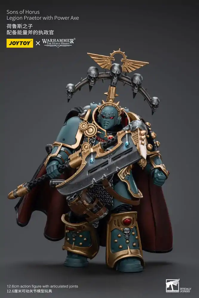 Warhammer The Horus Heresy akcijska figura 1/18 Sons of Horus Legion Praetor with Power Axe 12 cm fotografija izdelka