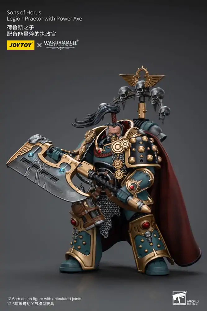 Warhammer The Horus Heresy akcijska figura 1/18 Sons of Horus Legion Praetor with Power Axe 12 cm fotografija izdelka