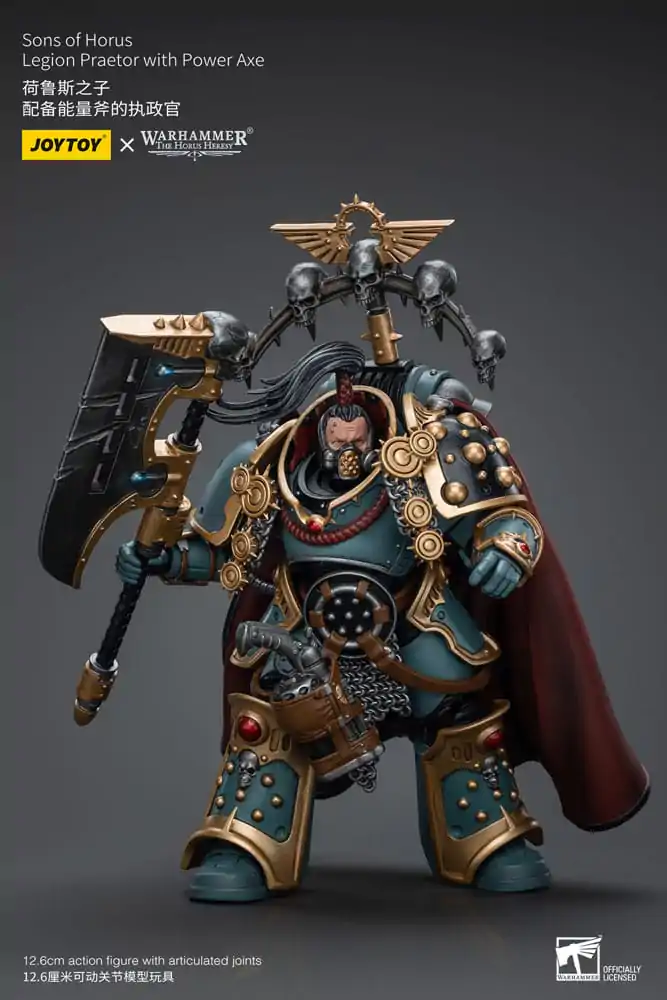 Warhammer The Horus Heresy akcijska figura 1/18 Sons of Horus Legion Praetor with Power Axe 12 cm fotografija izdelka