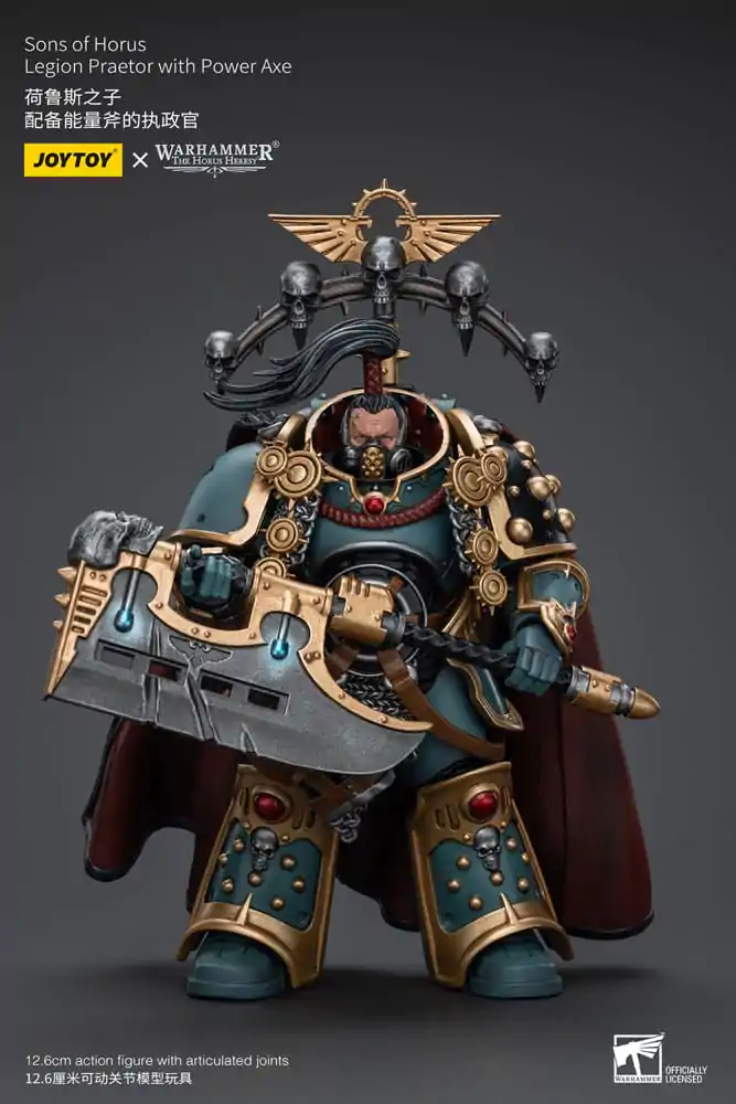 Warhammer The Horus Heresy akcijska figura 1/18 Sons of Horus Legion Praetor with Power Axe 12 cm fotografija izdelka