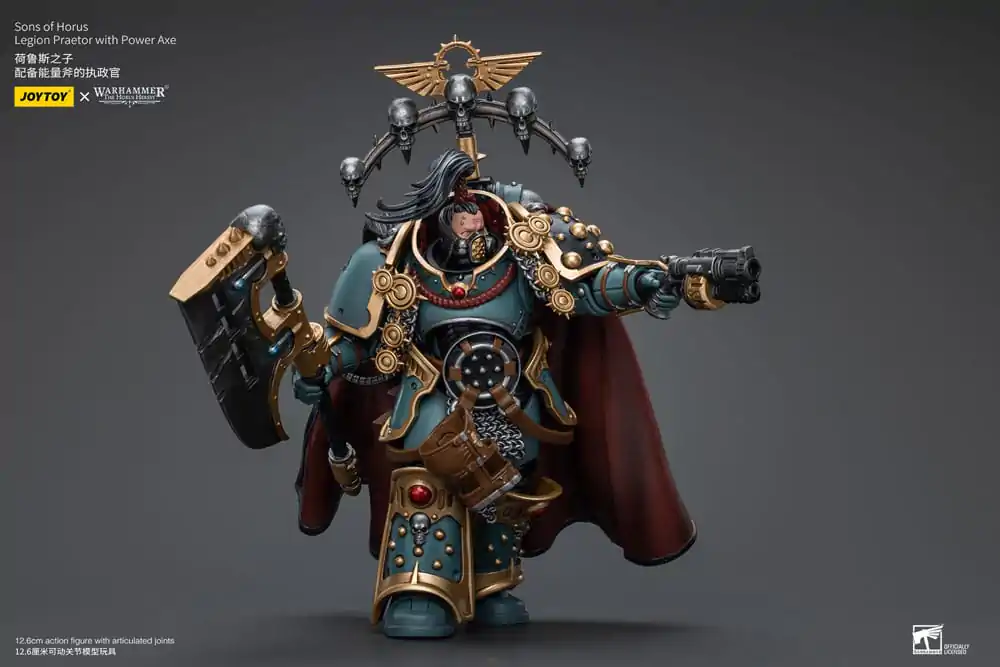 Warhammer The Horus Heresy akcijska figura 1/18 Sons of Horus Legion Praetor with Power Axe 12 cm fotografija izdelka