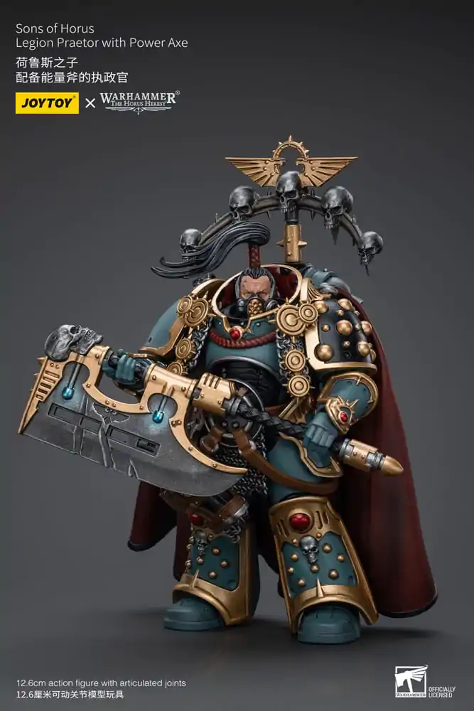 Warhammer The Horus Heresy akcijska figura 1/18 Sons of Horus Legion Praetor with Power Axe 12 cm fotografija izdelka
