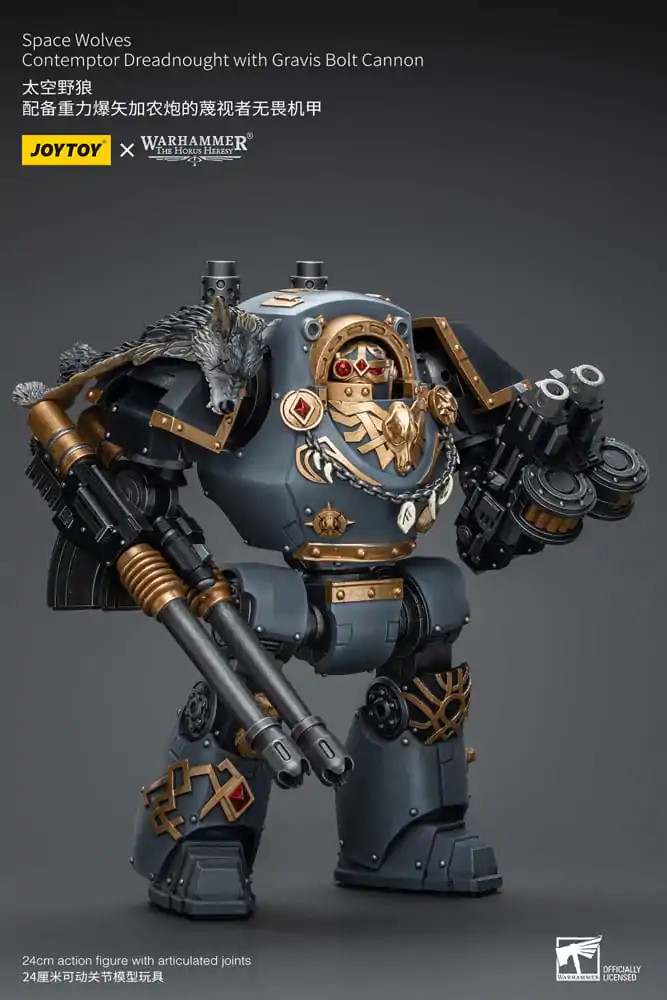 Warhammer The Horus Heresy akcijska figura 1/18 Space Wolves Contemptor Dreadnought z Gravis Bolt Cannon 12 cm fotografija izdelka