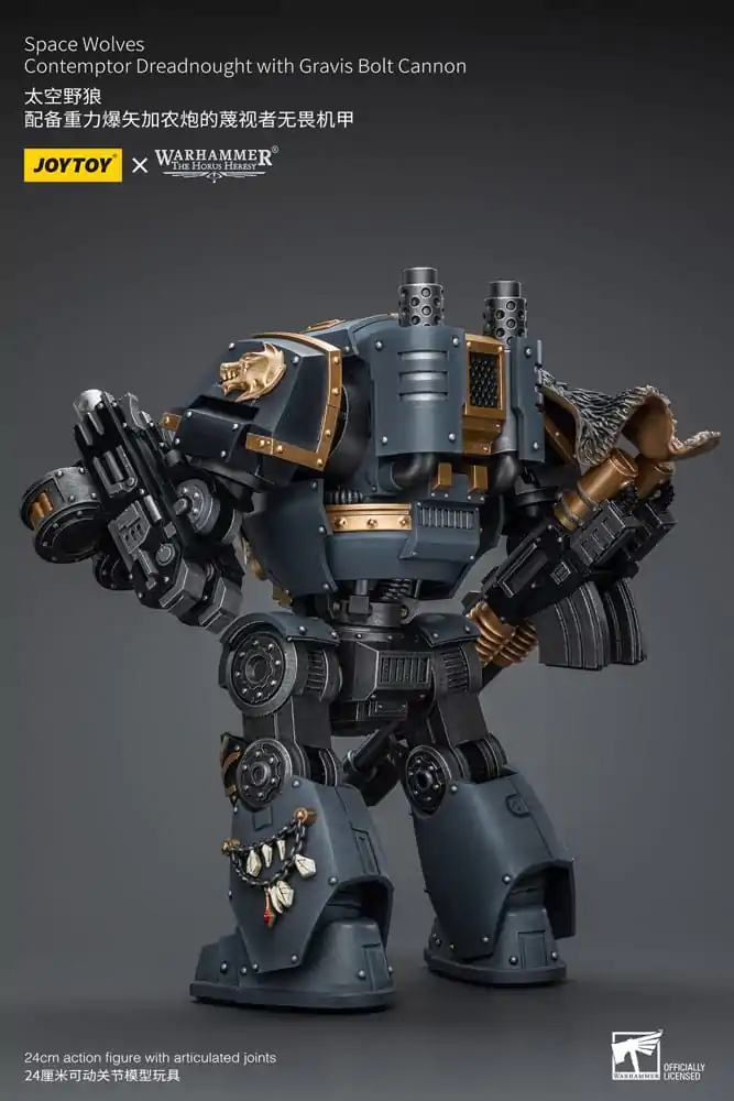 Warhammer The Horus Heresy akcijska figura 1/18 Space Wolves Contemptor Dreadnought z Gravis Bolt Cannon 12 cm fotografija izdelka