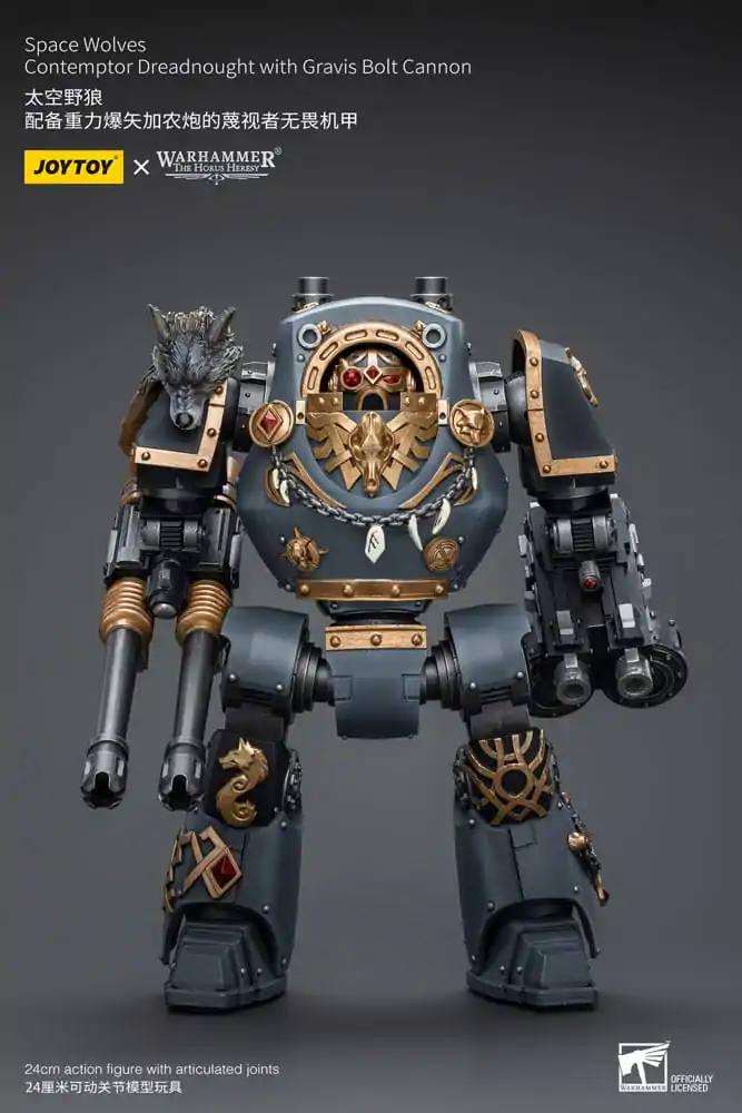 Warhammer The Horus Heresy akcijska figura 1/18 Space Wolves Contemptor Dreadnought z Gravis Bolt Cannon 12 cm fotografija izdelka