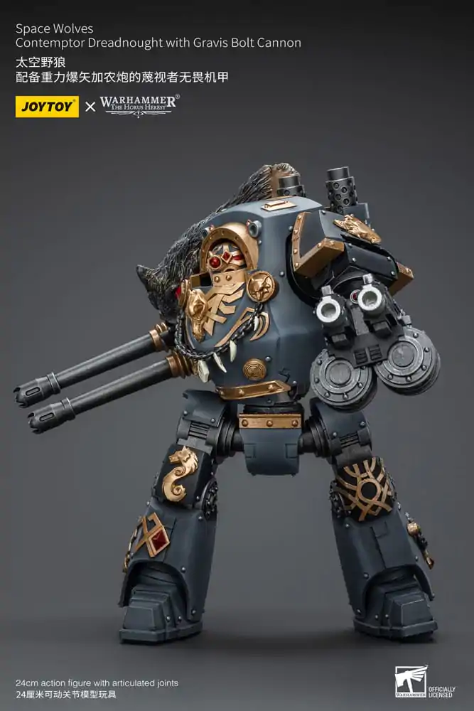 Warhammer The Horus Heresy akcijska figura 1/18 Space Wolves Contemptor Dreadnought z Gravis Bolt Cannon 12 cm fotografija izdelka