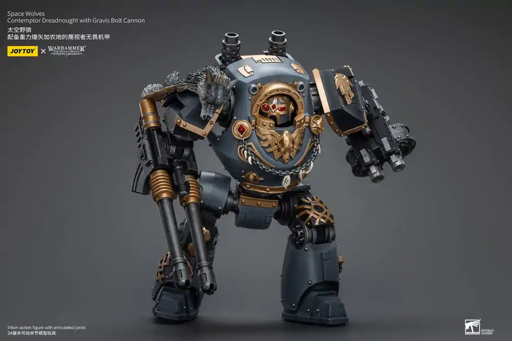 Warhammer The Horus Heresy akcijska figura 1/18 Space Wolves Contemptor Dreadnought z Gravis Bolt Cannon 12 cm fotografija izdelka