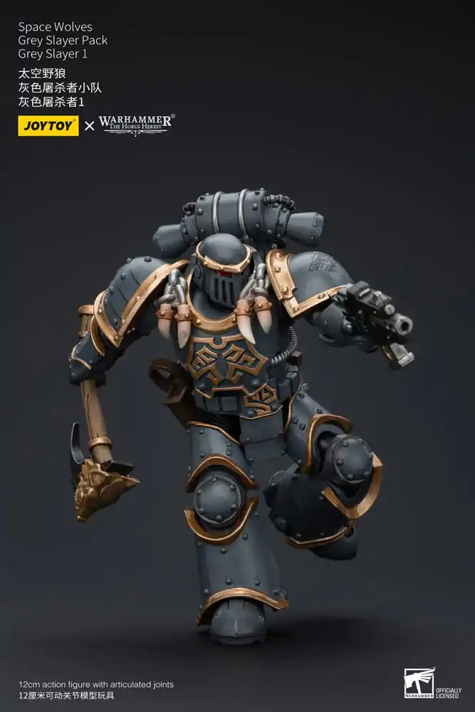 Warhammer The Horus Heresy Akcijska figura 1/18 Space Wolves Grey Slayer Paket Grey Slayer 1 12 cm fotografija izdelka