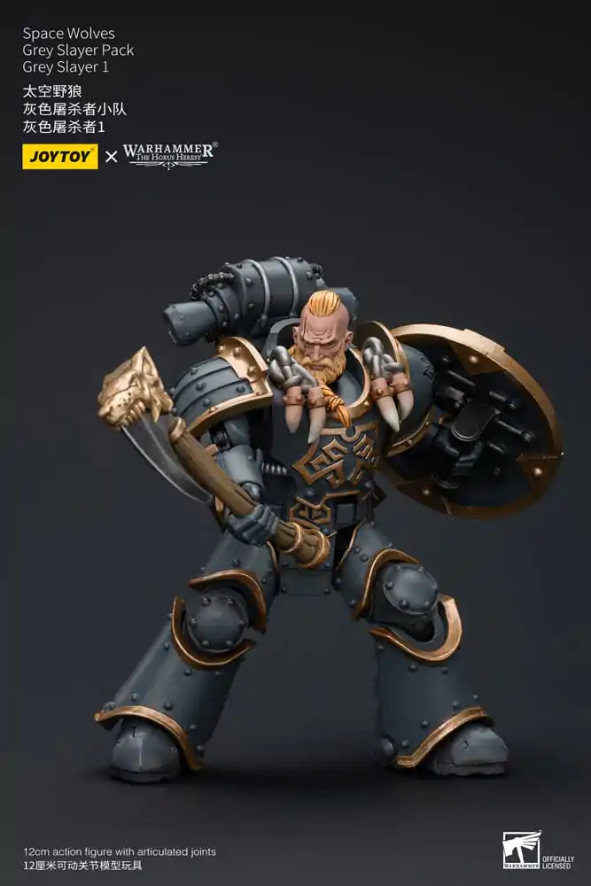 Warhammer The Horus Heresy Akcijska figura 1/18 Space Wolves Grey Slayer Paket Grey Slayer 1 12 cm fotografija izdelka