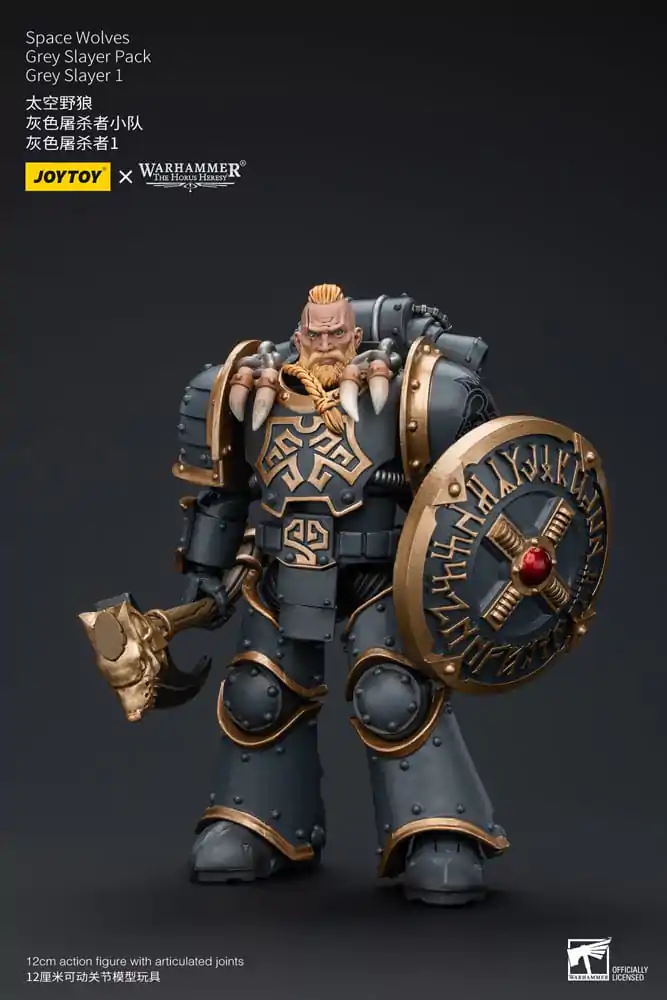 Warhammer The Horus Heresy Akcijska figura 1/18 Space Wolves Grey Slayer Paket Grey Slayer 1 12 cm fotografija izdelka