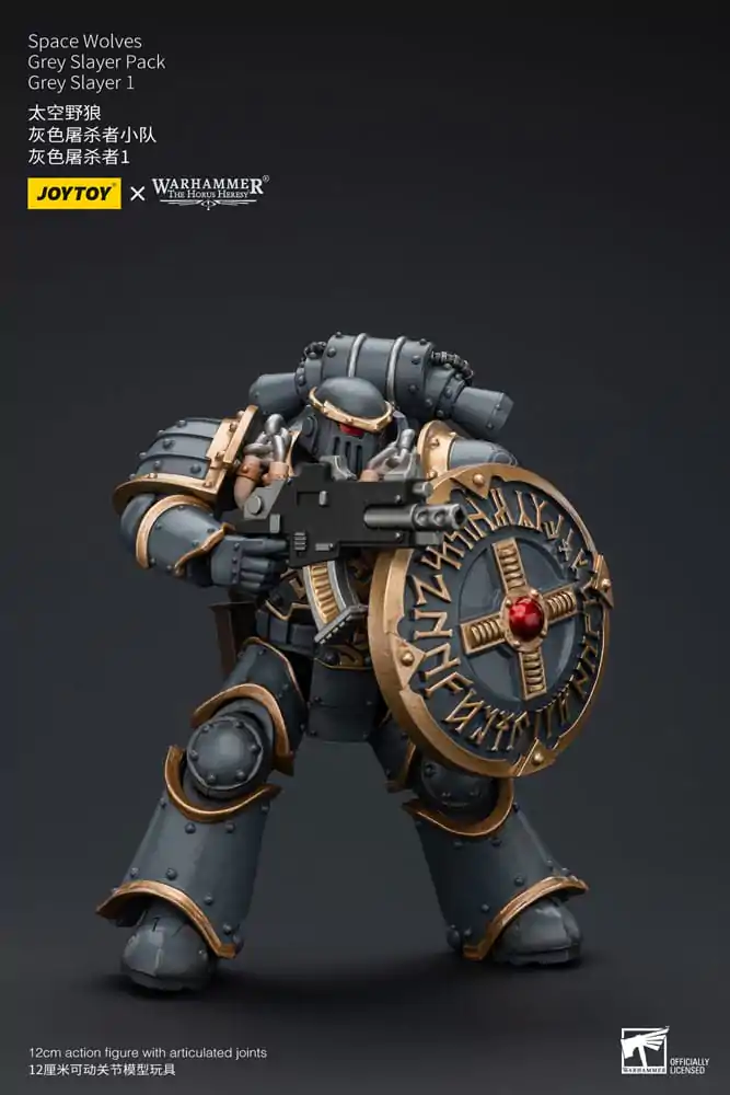 Warhammer The Horus Heresy Akcijska figura 1/18 Space Wolves Grey Slayer Paket Grey Slayer 1 12 cm fotografija izdelka