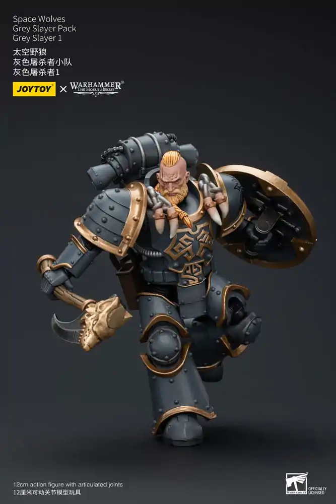 Warhammer The Horus Heresy Akcijska figura 1/18 Space Wolves Grey Slayer Paket Grey Slayer 1 12 cm fotografija izdelka