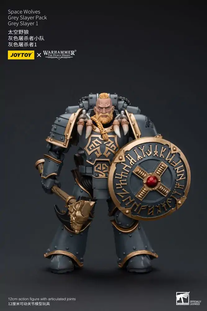 Warhammer The Horus Heresy Akcijska figura 1/18 Space Wolves Grey Slayer Paket Grey Slayer 1 12 cm fotografija izdelka