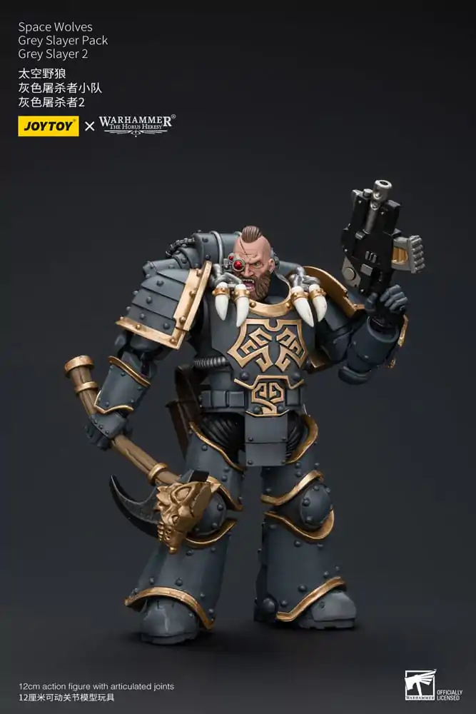 Warhammer The Horus Heresy Akcijska Figura 1/18 Space Wolves Grey Slayer Paket Grey Slayer 2 12 cm fotografija izdelka