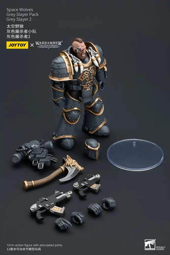 Warhammer The Horus Heresy Akcijska Figura 1/18 Space Wolves Grey Slayer Paket Grey Slayer 2 12 cm fotografija izdelka