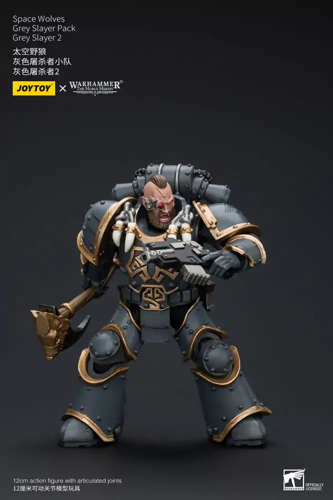 Warhammer The Horus Heresy Akcijska Figura 1/18 Space Wolves Grey Slayer Paket Grey Slayer 2 12 cm fotografija izdelka