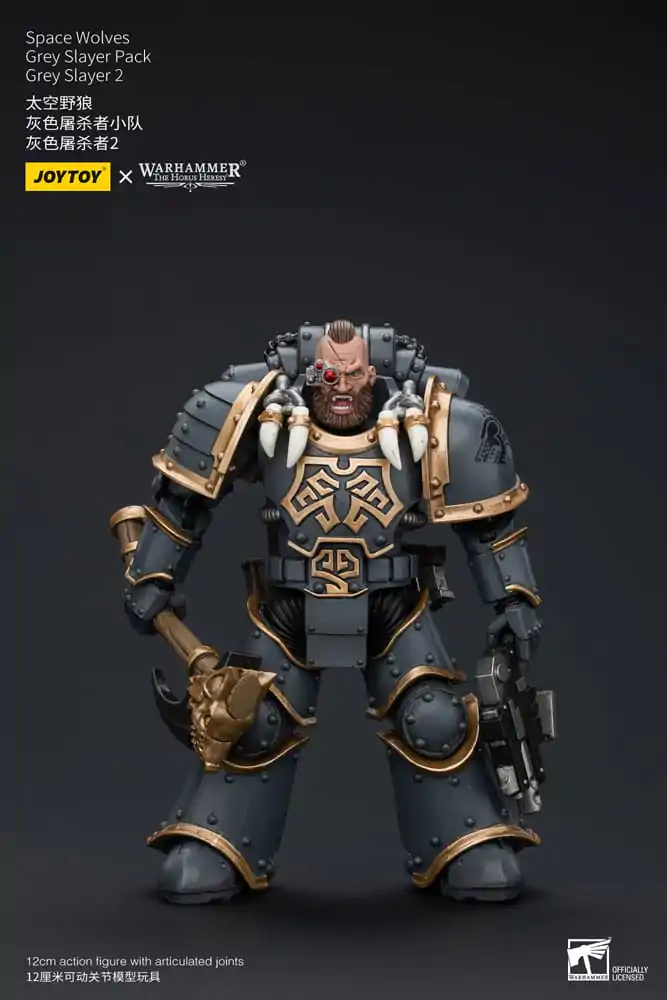 Warhammer The Horus Heresy Akcijska Figura 1/18 Space Wolves Grey Slayer Paket Grey Slayer 2 12 cm fotografija izdelka