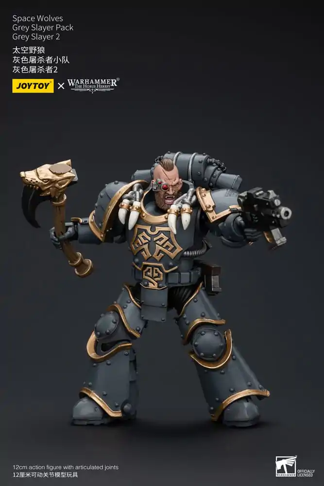 Warhammer The Horus Heresy Akcijska Figura 1/18 Space Wolves Grey Slayer Paket Grey Slayer 2 12 cm fotografija izdelka