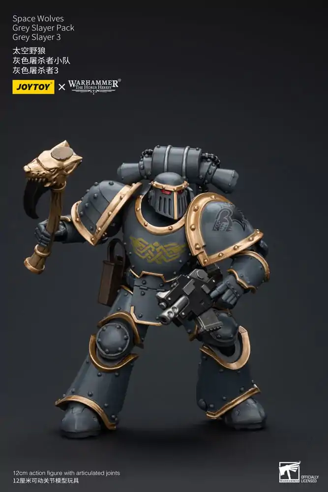 Warhammer The Horus Heresy Akcijska Figura 1/18 Space Wolves Grey Slayer Paket Grey Slayer 3 12 cm fotografija izdelka