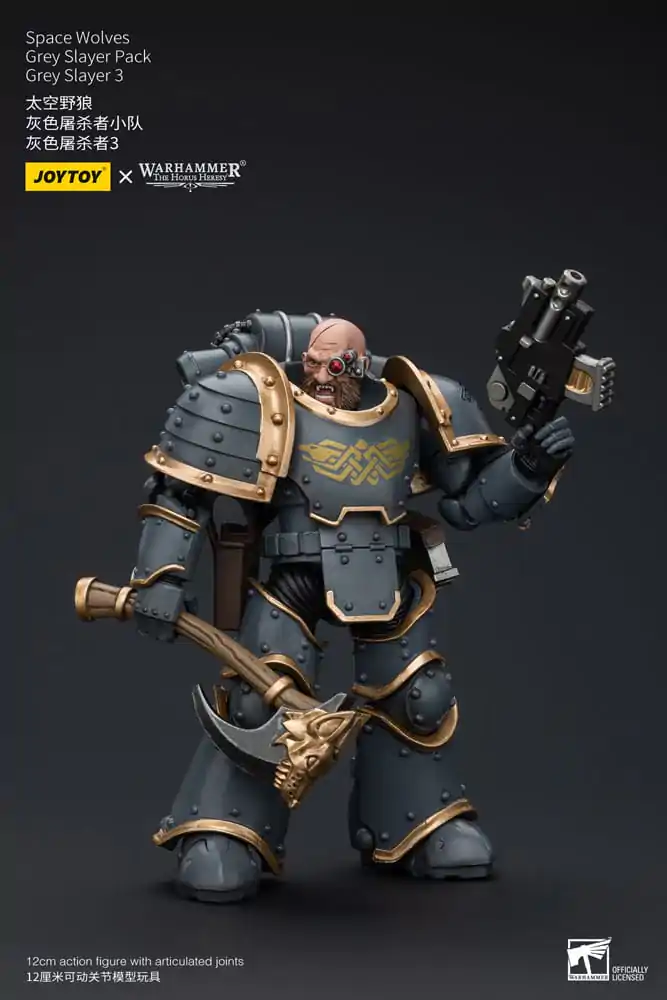 Warhammer The Horus Heresy Akcijska Figura 1/18 Space Wolves Grey Slayer Paket Grey Slayer 3 12 cm fotografija izdelka