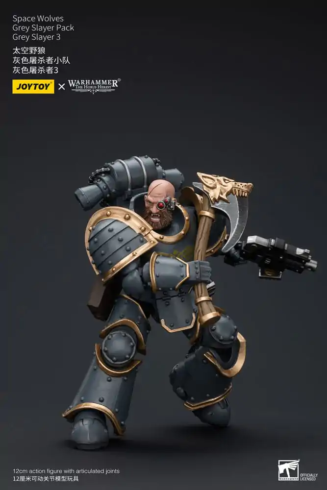 Warhammer The Horus Heresy Akcijska Figura 1/18 Space Wolves Grey Slayer Paket Grey Slayer 3 12 cm fotografija izdelka