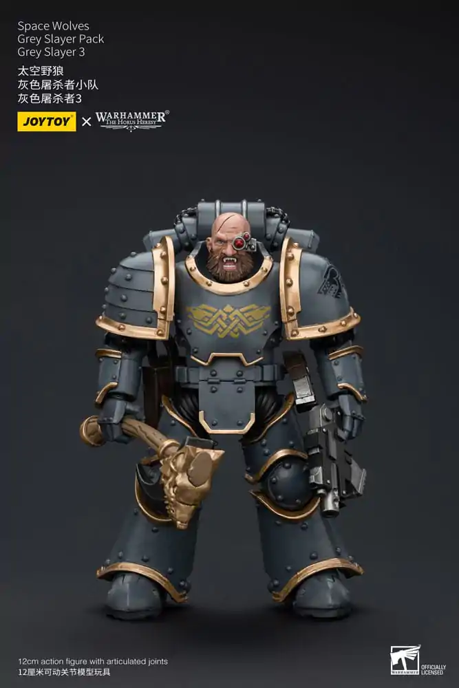 Warhammer The Horus Heresy Akcijska Figura 1/18 Space Wolves Grey Slayer Paket Grey Slayer 3 12 cm fotografija izdelka