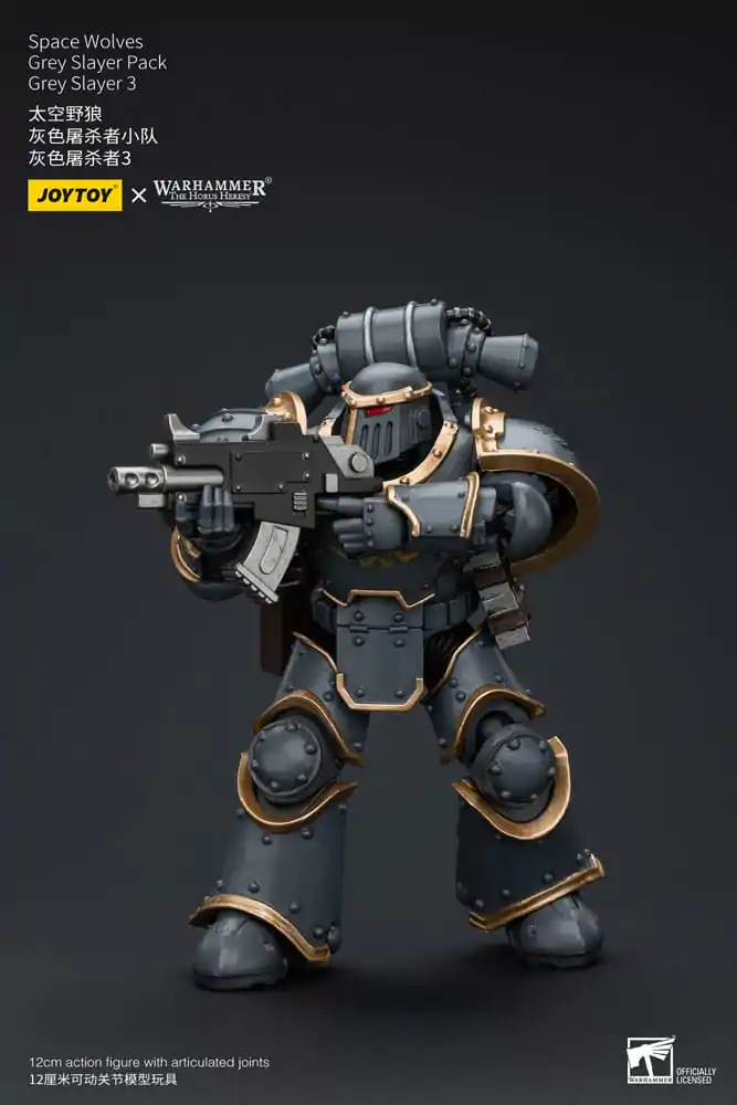 Warhammer The Horus Heresy Akcijska Figura 1/18 Space Wolves Grey Slayer Paket Grey Slayer 3 12 cm fotografija izdelka